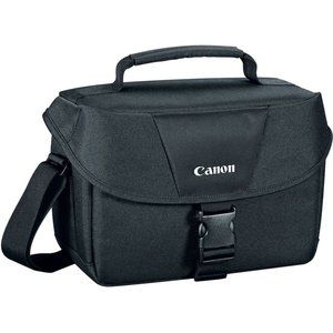 Canon Camera Padded Black Shoulder Bag Medium